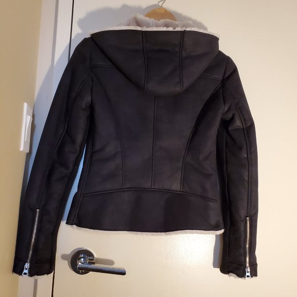 Zara Faux suede shearing Jacket - Picture 3 of 6